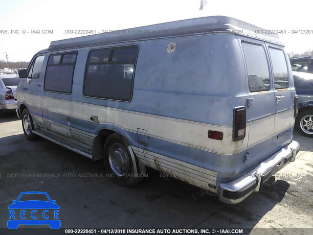 1992 DODGE RAM VAN B350 2B6KB31Z1NK143194 image 2