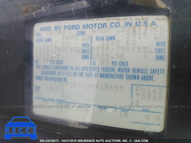 1983 FORD F100 1FTCF10Y1DNA15655 image 8