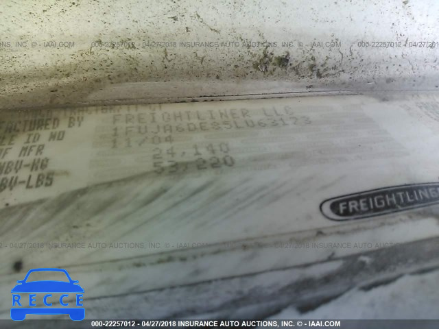 2005 FREIGHTLINER CONVENTIONAL COLUMBIA 1FUJA6DE85LU63173 image 9