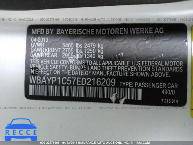 2014 BMW 650 XI WBAYP1C57ED216209 зображення 8