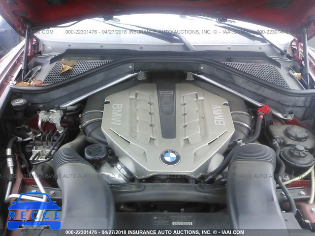 2008 BMW X6 XDRIVE50I 5UXFG83578LZ91895 image 9