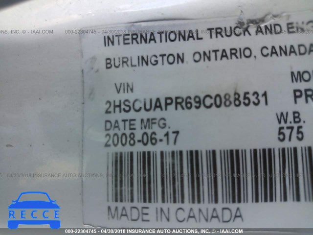 2009 INTERNATIONAL PROSTAR PREMIUM 2HSCUAPR69C088531 image 9