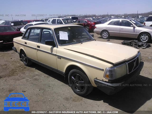 1986 VOLVO 244 DL/GL YV1AX8844G1184380 image 0