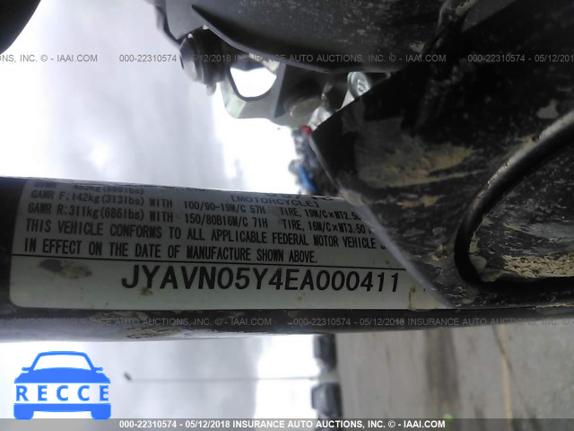 2014 YAMAHA XVS950 CU JYAVN05Y4EA000411 Bild 9