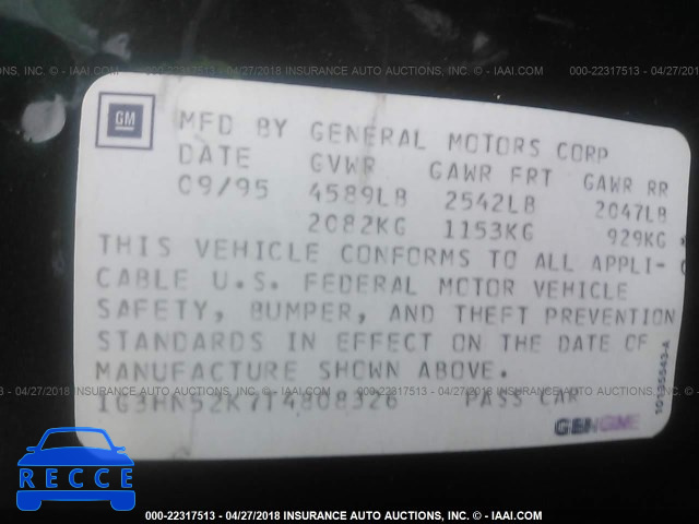 1996 OLDSMOBILE 88 LS 1G3HN52K7T4808326 image 8
