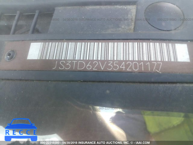 2005 SUZUKI GRAND VITARA LX/EX JS3TD62V354201177 image 8