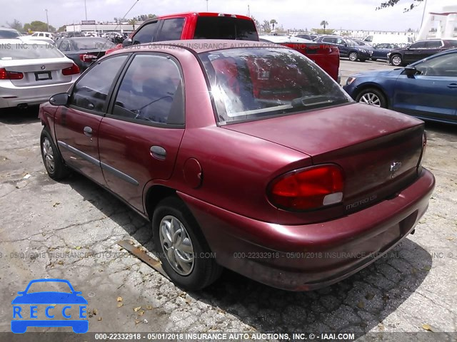 1998 CHEVROLET METRO LSI 2C1MR5226W6717227 image 2