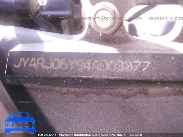 2004 YAMAHA YZFR6 L JYARJ06Y94A003377 image 9