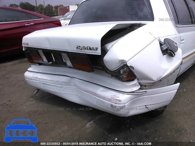 1991 DODGE SPIRIT LE 1B3XA56K9MF639015 image 5