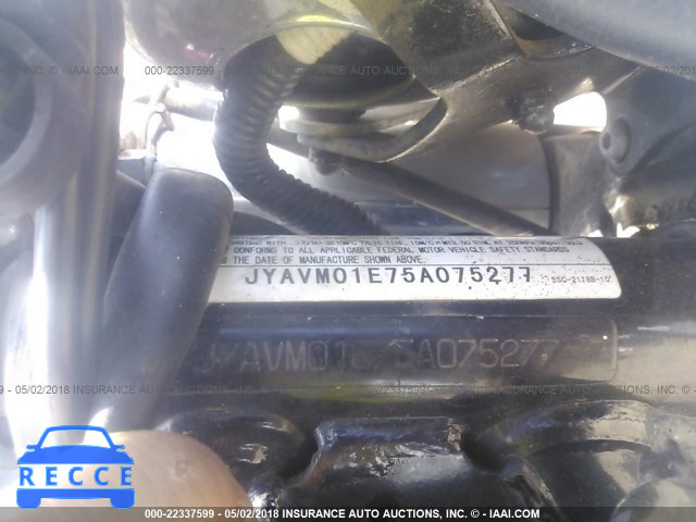 2005 YAMAHA XVS65 A JYAVM01E75A075277 image 9