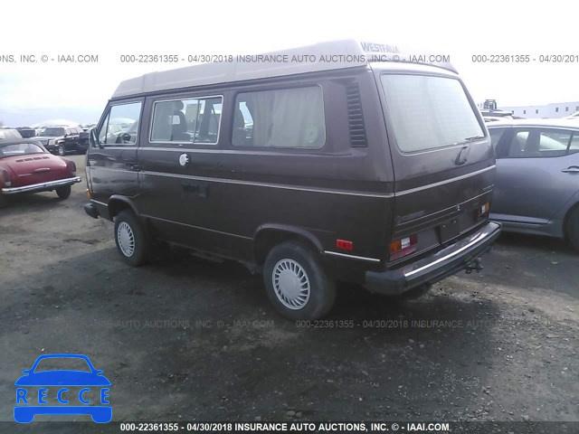 1985 VOLKSWAGEN VANAGON CAMPMOBILE WV2ZB0258FH038209 зображення 2