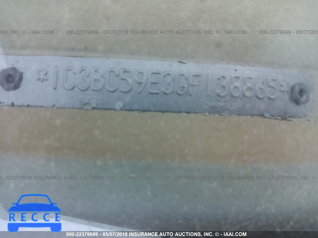 1986 CHRYSLER LEBARON TOWN AND COUNTRY 1C3BC59E3GF138865 Bild 8