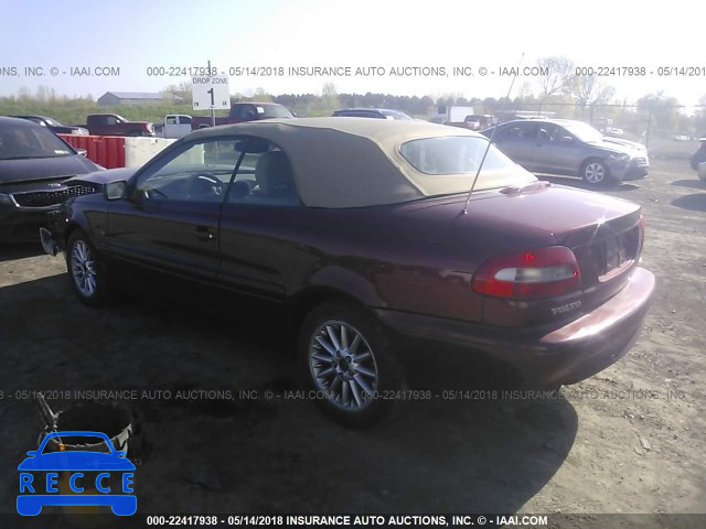 2000 VOLVO C70 TURBO YV1NC53D5YJ014453 image 2