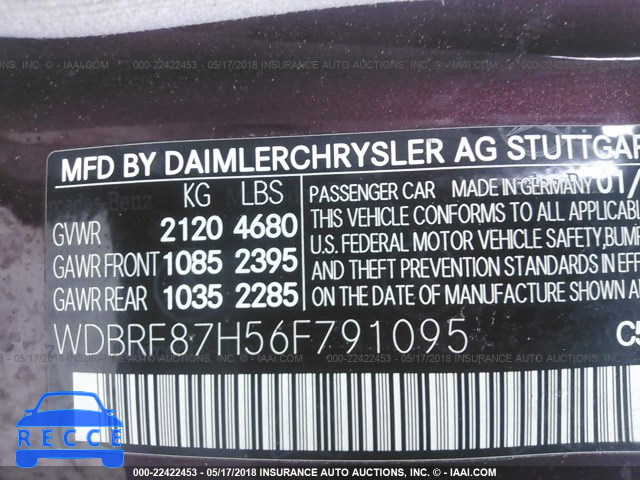 2006 MERCEDES-BENZ C 350 4MATIC WDBRF87H56F791095 image 8