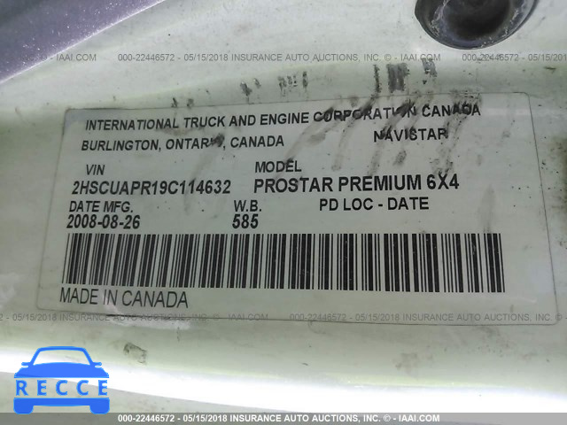 2009 INTERNATIONAL PROSTAR PREMIUM 2HSCUAPR19C114632 image 9