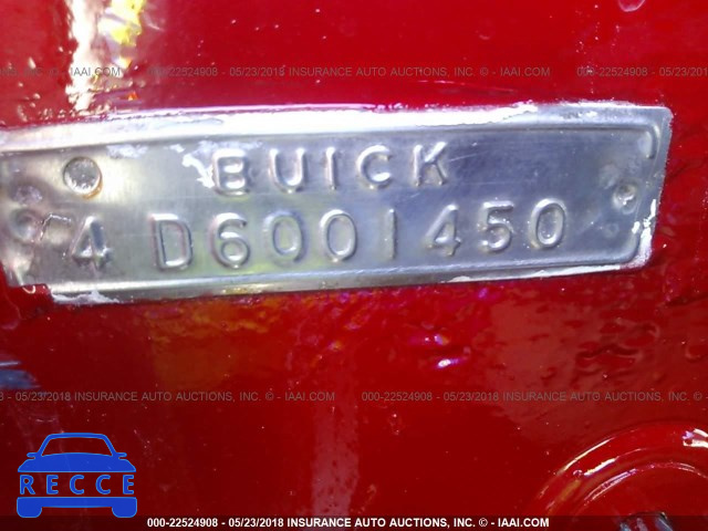 1957 BUICK 2 DOOR COUPE 4D6001450 Bild 8