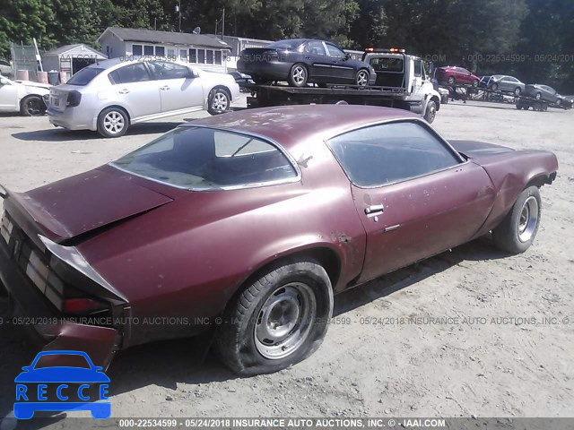 1979 CHEVROLET CAMARO 1087G9L643557 Bild 3