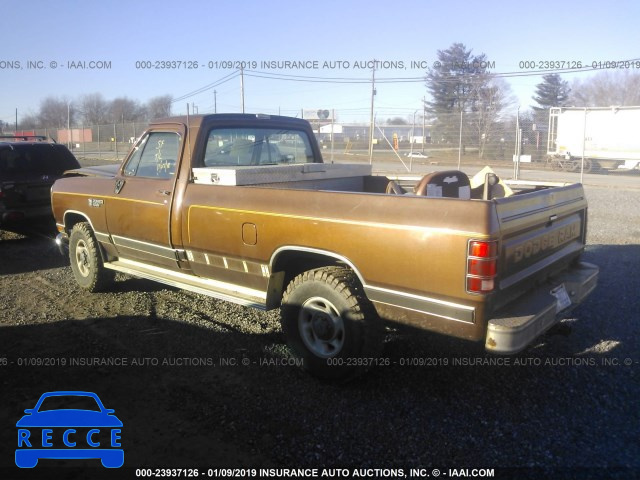 1987 DODGE W-SERIES W100 1B7HW04T1HS430674 image 2