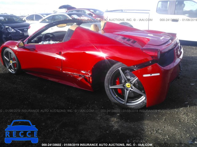 2013 FERRARI 458 SPIDER ZFF68NHA5D0190723 зображення 5
