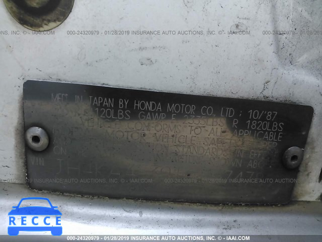 1988 ACURA LEGEND JH4KA4530JC007478 image 8