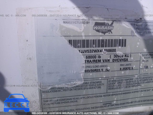 2004 WABASH NATIONAL CORP VAN 1JJV532WX4L898600 image 7