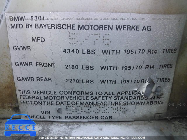 1976 BMW 530I 5033296 зображення 7