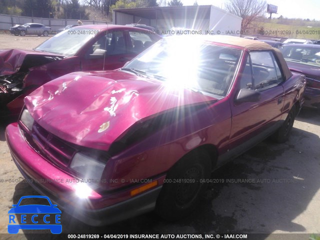 1991 DODGE SHADOW 3B3XP45K9MT603776 Bild 1