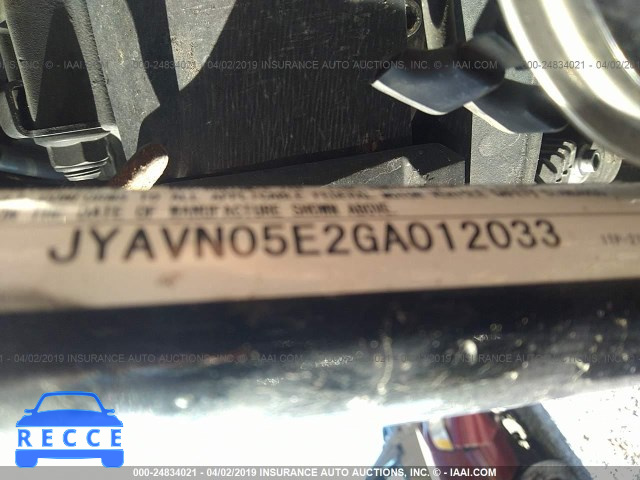 2016 YAMAHA XVS950 CU/CUC JYAVN05E2GA012033 зображення 8