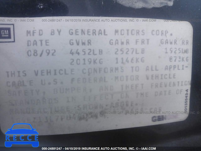 1993 BUICK RIVIERA 1G4EZ13L7PU400546 image 8