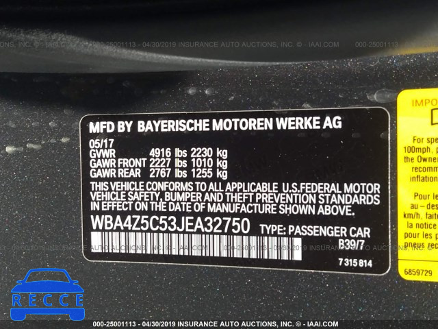 2018 BMW 440I WBA4Z5C53JEA32750 Bild 8
