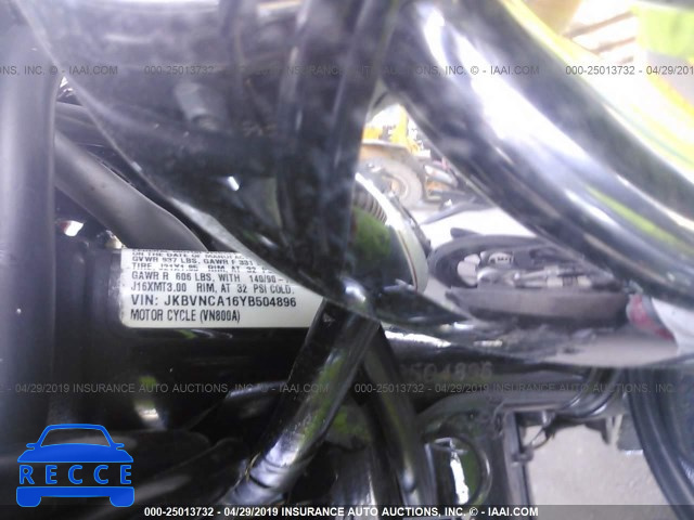 2000 KAWASAKI VN800 JKBVNCA16YB504896 зображення 9