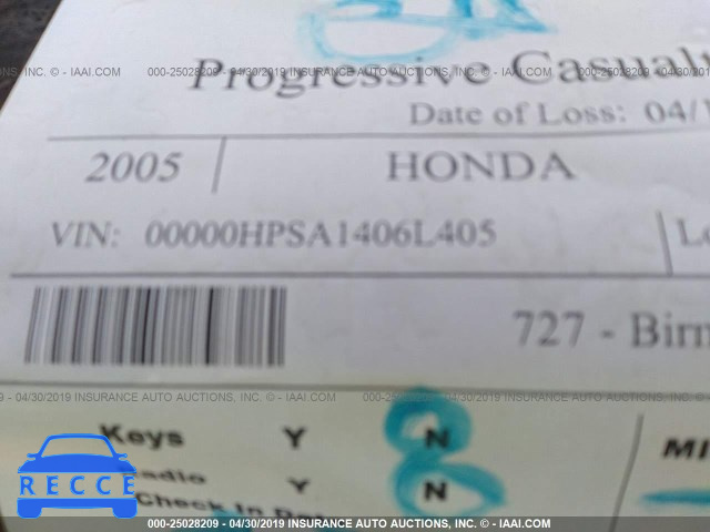 2005 HONDA AQUATRAX 00000HPSA1406L405 image 8