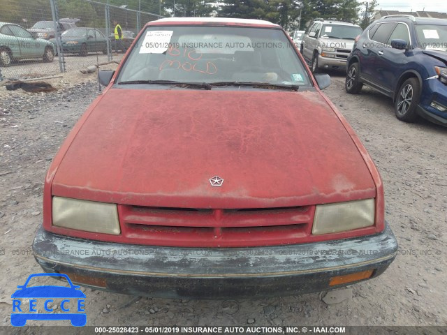 1991 DODGE SHADOW 3B3XP45K7MT595693 Bild 3