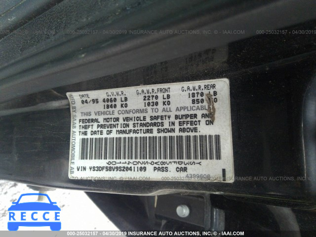 1995 SAAB 900 SE YS3DF58V9S2041109 image 7