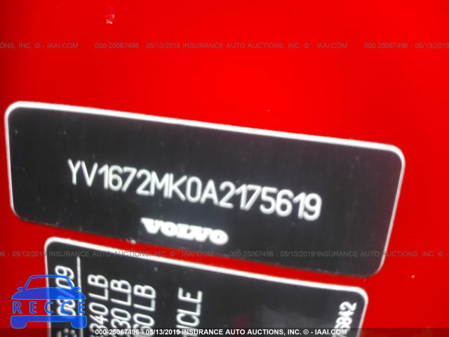 2010 VOLVO C30 T5 YV1672MK0A2175619 image 8