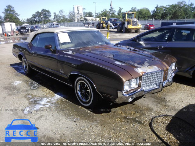 1972 OLDSMOBILE CUTLASS 00003J67M2M150047 image 0