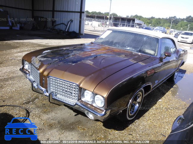 1972 OLDSMOBILE CUTLASS 00003J67M2M150047 image 1