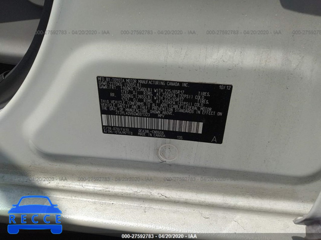 2012 TOYOTA RAV4 EV 2T3YL4DV6CW001323 image 8