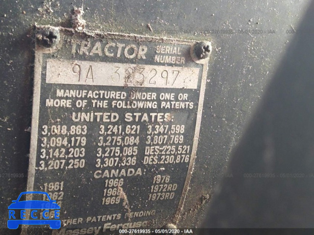 1979 MASSEY FERGUSON TRACTOR 9A323297 image 7