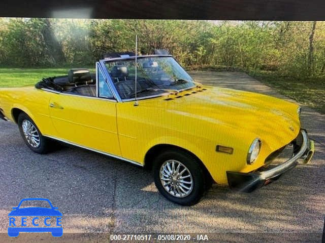 1975 FIAT 124 SPIDER 124C510092606 зображення 0