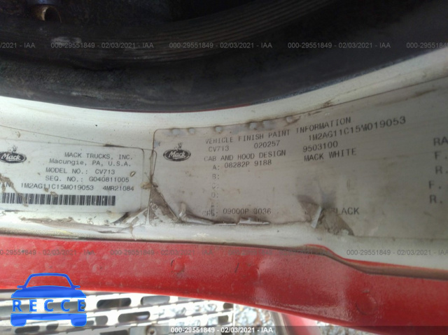 2005 MACK 700 CV700 1M2AG11C15M019053 image 8