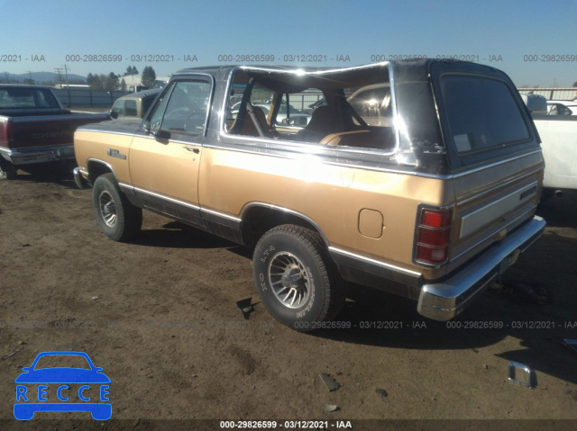 1986 DODGE RAMCHARGER AW-100 3B4GW12WXGM643433 Bild 2