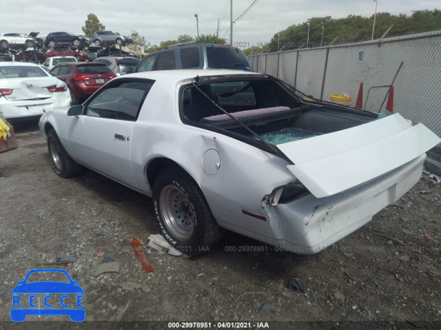 1983 PONTIAC FIREBIRD  1G2AS8725DL221123 image 2