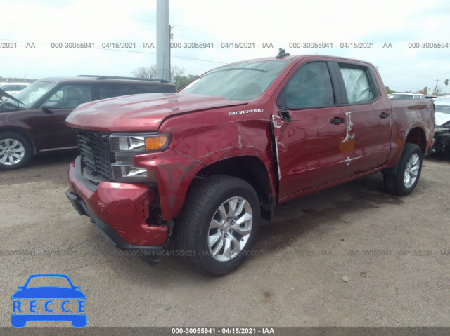 2021 CHEVROLET SILVERADO 1500 CUSTOM 1GCPWBEK7MZ214228 image 1