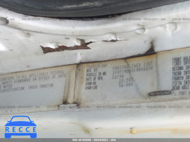 1999 FREIGHTLINER MEDIUM CONVENTIONAL FL112 1FUYTMDB8XHB02232 image 8