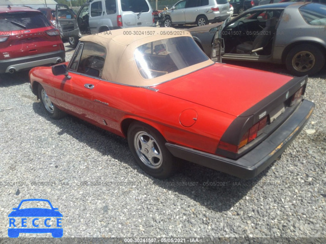 1983 ALFA ROMEO VELOCE 2000 SPIDER ZARBA5411D1016767 image 2