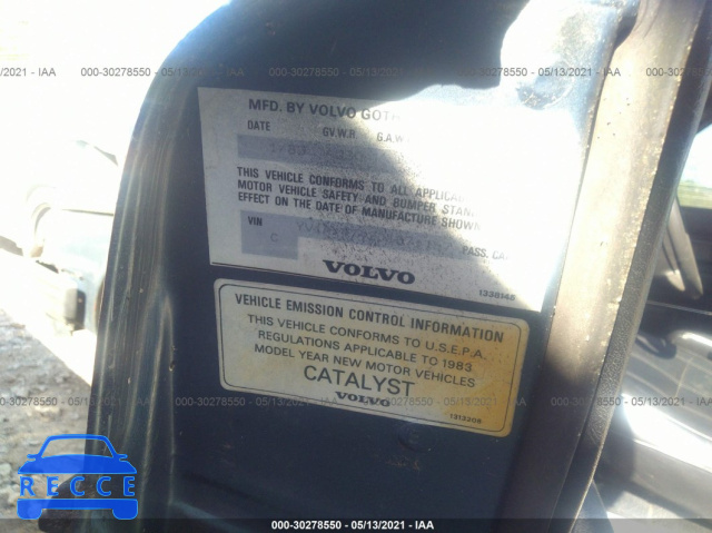1983 VOLVO 244 GLT YV1AX4742D1871167 image 8