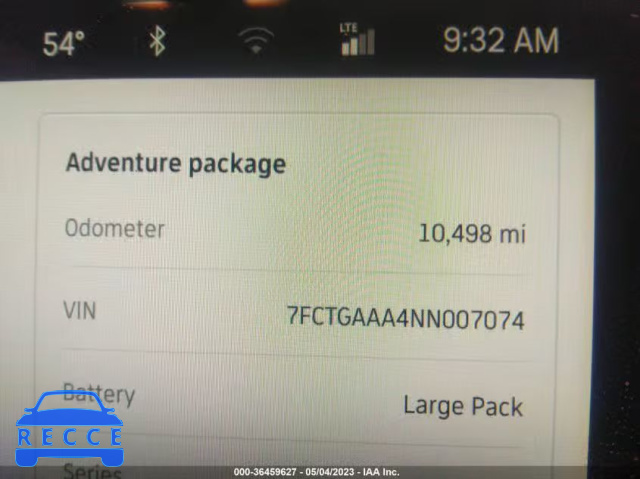 2022 RIVIAN R1T ADVENTURE PACKAGE 7FCTGAAA4NN007074 image 6