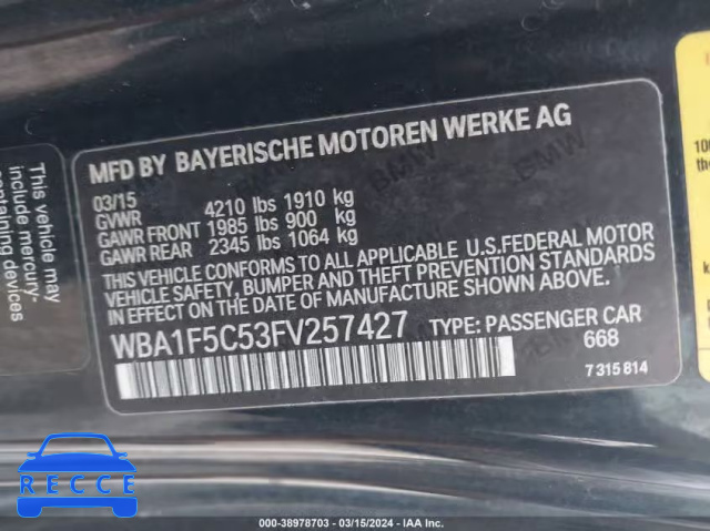 2015 BMW 228I WBA1F5C53FV257427 image 8