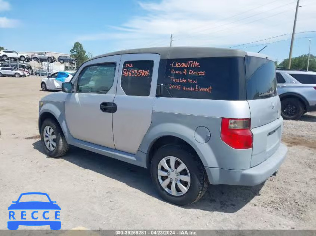 2005 HONDA ELEMENT LX 5J6YH183X5L015153 image 2